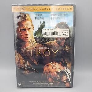 Troy DVD Movie 2005 2-Disc Set Full Screen Brand NEW Sealed Brad Pitt
